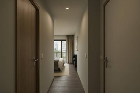 Apartamento T2 com vistas privilegiadas sobre o rio Tejo e excelente acessibilidade à capital