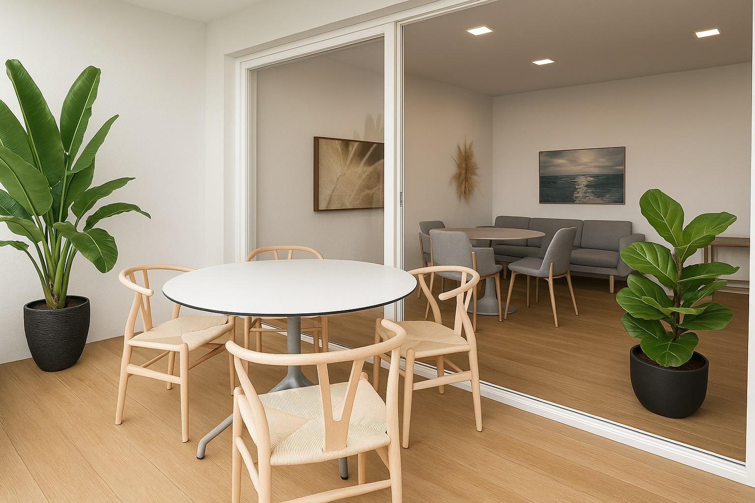 Apartamento T2+1 com terraço novo em Sesimbra