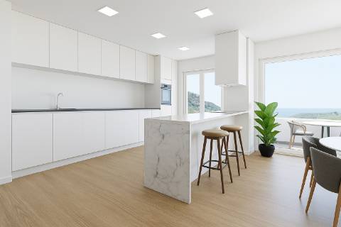 Apartamento T2+1 com terraço novo em Sesimbra