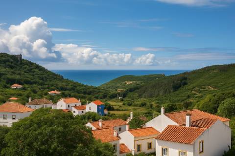 Apartamento T2+1 com terraço novo em Sesimbra