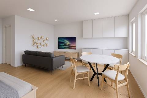 Apartamento T0 novo em Sesimbra com excelente exposição solar