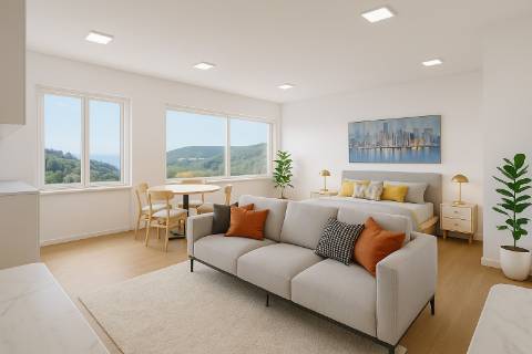 Apartamento T0 novo em Sesimbra com excelente exposição solar