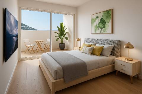 Apartamento T0 novo em Sesimbra com excelente exposição solar