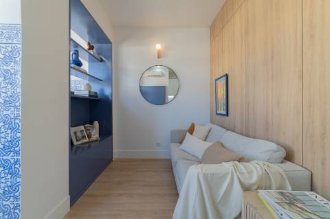 Um apartamento cheio de alma, num pedaço de Lisboa com arte, luz e história