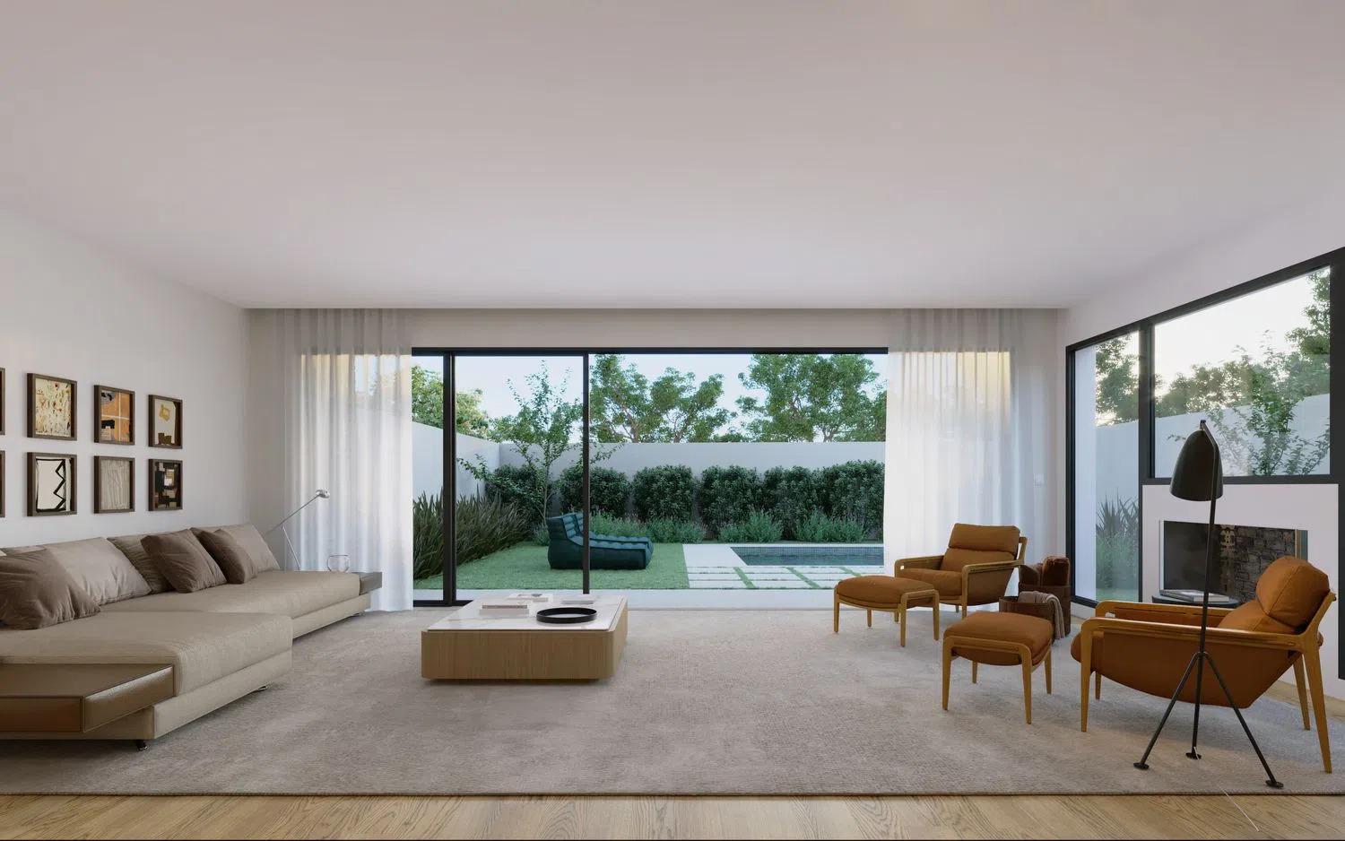 Moradia Geminada T3+1 de Luxo com Piscina e Jardim Privativo - Quinta da Armadora, Costa da Caparica