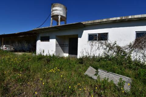 Armazém com cerca de 155 m de frente, localizado junto à estrada nacional N3