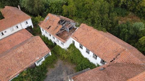 Conjunto de armazéns de atividade industrial com terreno.