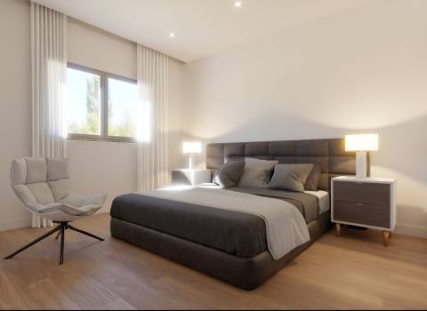 Apartamento T3 de segundo andar em prédio com elevador - Entroncamento