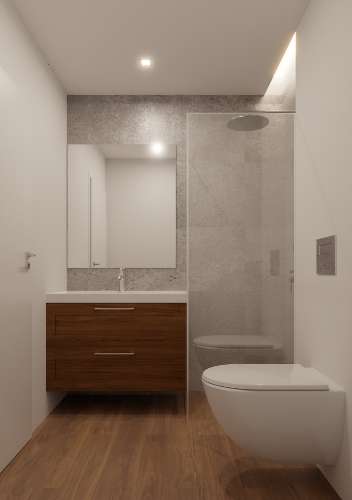 Apartamento T3 de segundo andar em prédio com elevador - Entroncamento