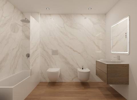 Apartamento T3 de segundo andar em prédio com elevador - Entroncamento