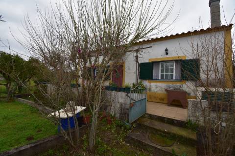 Conjunto de 2 terenos rústicos com moradia térrea T2 localizado nas Mouriscas
