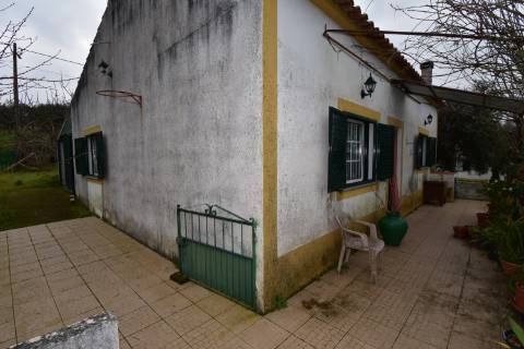 Conjunto de 2 terenos rústicos com moradia térrea T2 localizado nas Mouriscas
