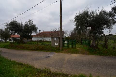Conjunto de 2 terenos rústicos com moradia térrea T2 localizado nas Mouriscas