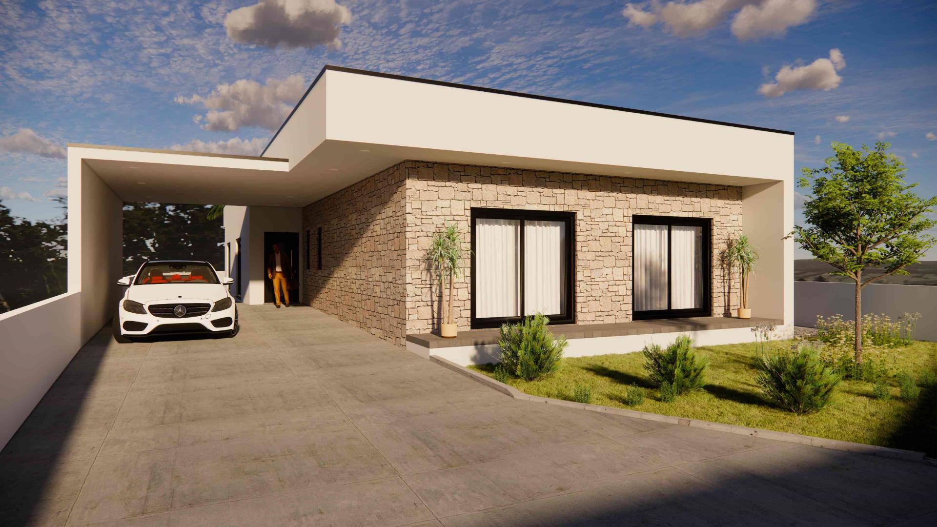 Moradia T3 Térrea isolada em Santo André Vagos em construção