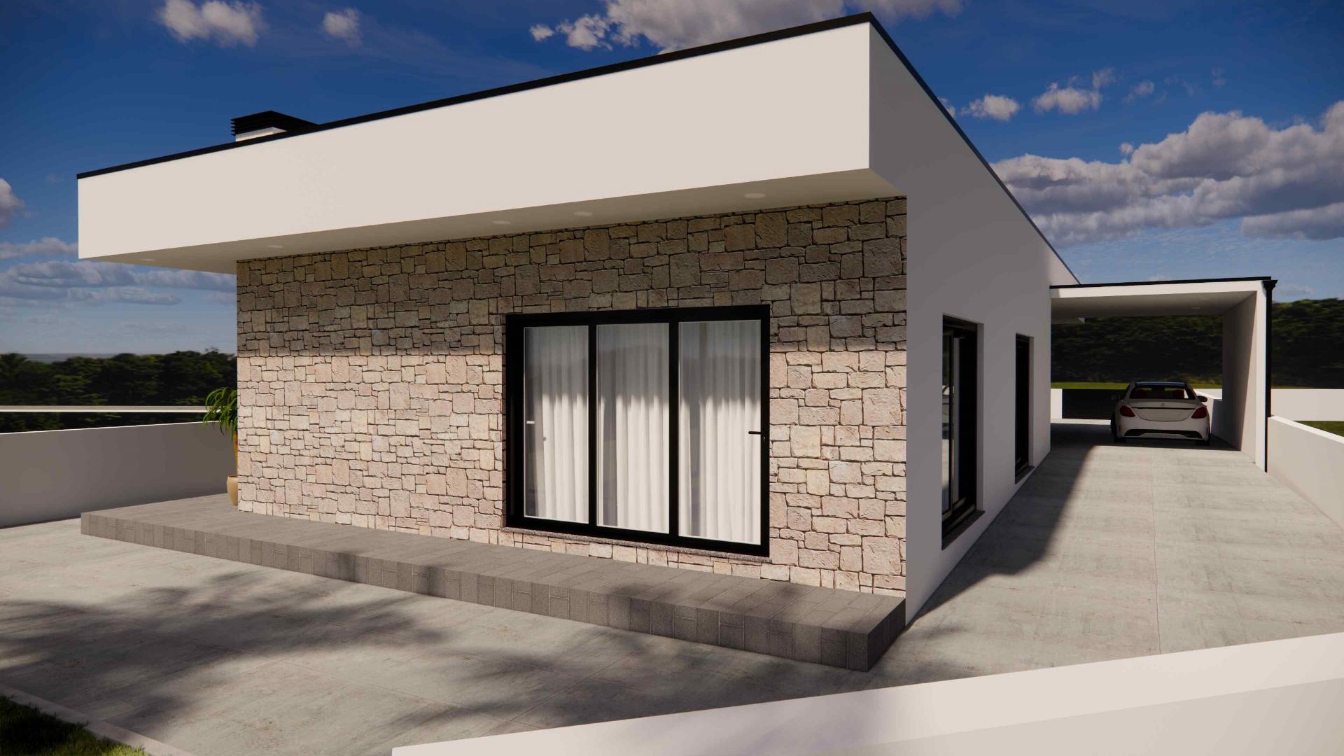 Moradia T3 Térrea isolada em Santo André Vagos em construção