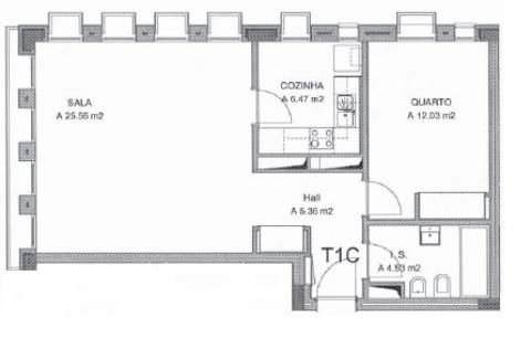 T1 com garagem, Entrecampos, Lisboa
