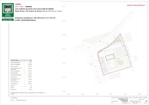 VENDA de TERRENO - LOTE com VISTA MAR - Ponta Garça, Vila Franca do Campo, Ilha de São Miguel, Açores