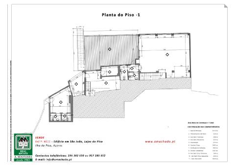 Edifício com BAR RESTAURANTE à beira mar para VENDA - Lajes do Pico, Ilha do PICO, AÇORES