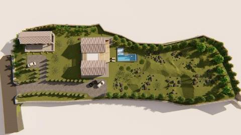 VENDE-SE TERRENO COM PROJETO DE CONSTRUÇÃO EM SANTO AMARO, SÃO ROQUE DO PICO