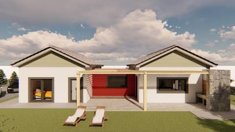 VENDE-SE TERRENO COM PROJETO DE CONSTRUÇÃO EM SANTO AMARO, SÃO ROQUE DO PICO