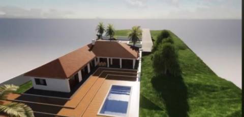 VENDE-SE TERRENO RÚSTICO COM PROJETO DE CONSTRUÇÃO NA CRIAÇÃO VELHA, MADALENA DO PICO