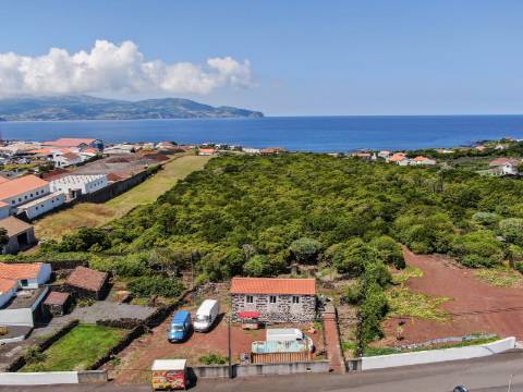 VENDE-SE MORADIA E AMPLO TERRENO NA MADALENA DO PICO