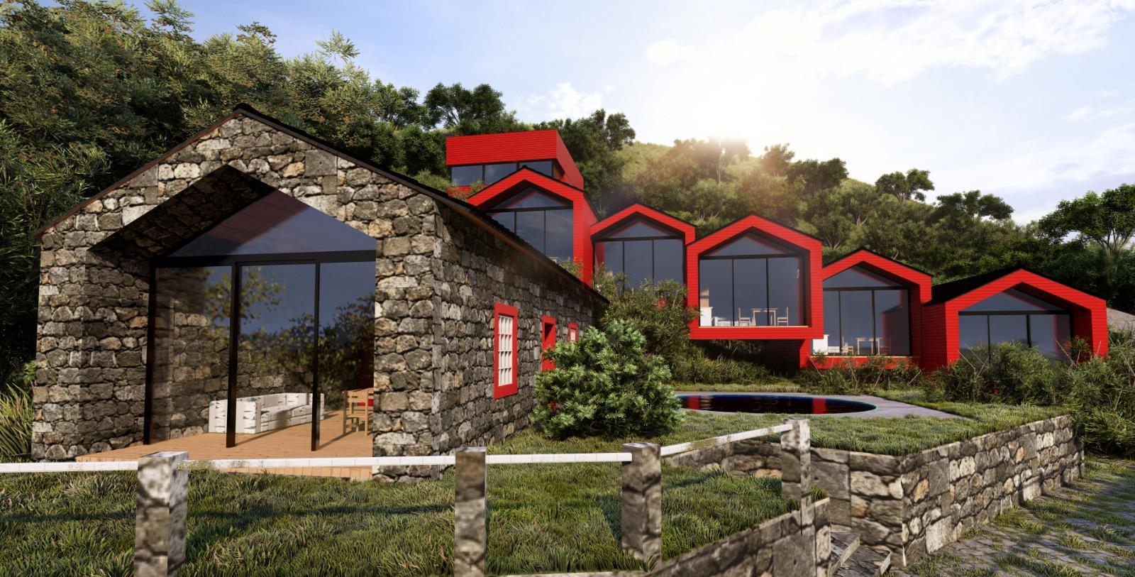 VENDE-SE EMPREENDIMENTO TURÍSTICO - EM FASE DE CONSTRUÇÃO - RIBEIRAS, LAJES DO PICO