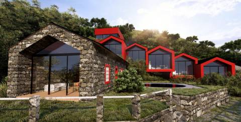 VENDE-SE EMPREENDIMENTO TURÍSTICO - EM FASE DE CONSTRUÇÃO - RIBEIRAS, LAJES DO PICO