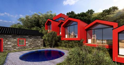 VENDE-SE EMPREENDIMENTO TURÍSTICO - EM FASE DE CONSTRUÇÃO - RIBEIRAS, LAJES DO PICO