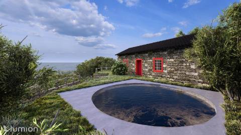 VENDE-SE EMPREENDIMENTO TURÍSTICO - EM FASE DE CONSTRUÇÃO - RIBEIRAS, LAJES DO PICO