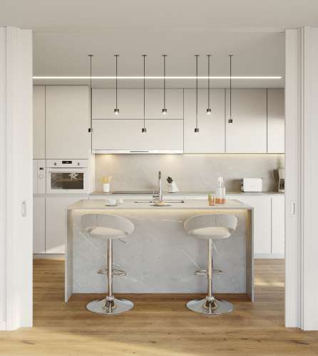 Moradias T4 de Três Frentes com Dois Andares e Piscina