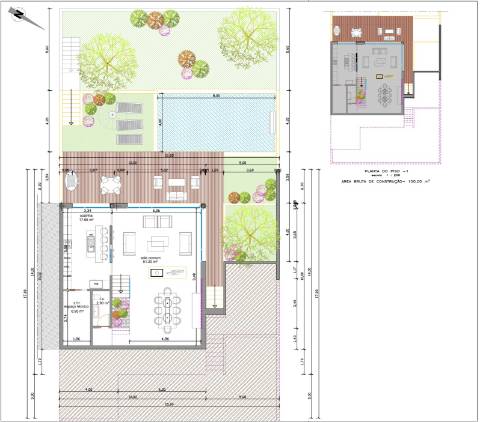 Moradia T4 de 3 Frentes com 2 Andares e Piscina em Lote de 639,30m2
