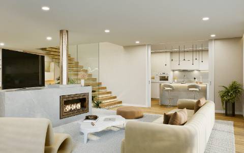 Moradia T4 de 3 Frentes com 2 Andares e Piscina em Lote de 639,30m2