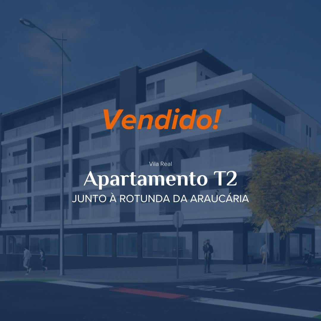 | VENDIDO | T2 Junto à Rotunda da Araucária em Vila Real
