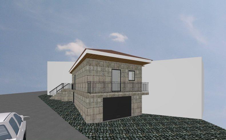 Moradia em Pedra para Reconstrução no Centro de Justes, Vila Real