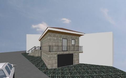 Moradia em Pedra para Reconstrução no Centro de Justes, Vila Real