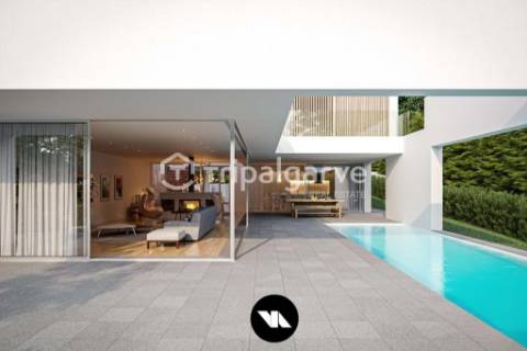 Luxuosa Moradia Moderna com Vista Panorâmica de Mar, 4 Suites, Perto da Praia de Porto de Mós, Lagos