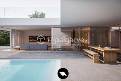 Luxuosa Moradia Moderna com Vista Panorâmica de Mar, 4 Suites, Perto da Praia de Porto de Mós, Lagos