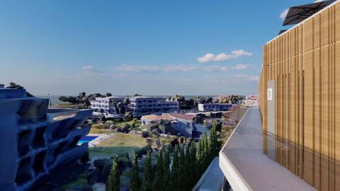 A um passo da praia, apartamentos moderno com acabamentos de luxo, grande potencial arrendamento