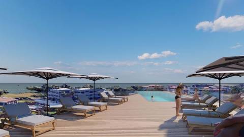 A um passo da praia, apartamentos moderno com acabamentos de luxo, grande potencial arrendamento