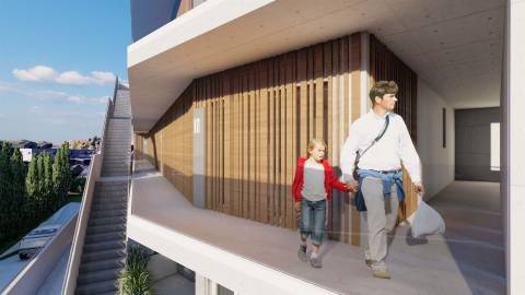 A um passo da praia, apartamentos moderno com acabamentos de luxo, grande potencial arrendamento