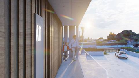 A um passo da praia, apartamentos moderno com acabamentos de luxo, grande potencial arrendamento