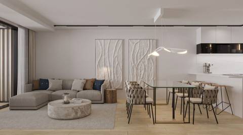 A um passo da praia, apartamentos moderno com acabamentos de luxo, grande potencial arrendamento