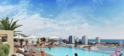 T2 a partir de 435 000€ até 700 000€ num condo fechado. Alvor Centro