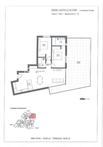 T2 a partir de 435 000€ até 700 000€ num condo fechado. Alvor Centro