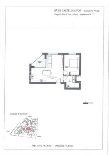 T3 a partir de 630 000€  até 770 000€ num condo fechado. Alvor centro