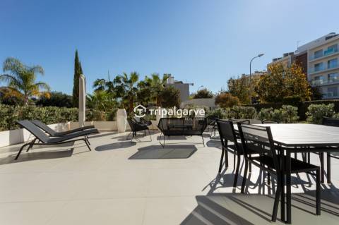 T3 LUXO Albufeira | TERRAÇO 100m² ÚNICO | PISCINA AQUECIDA