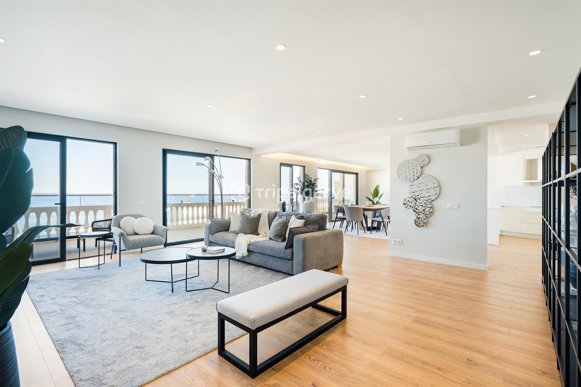 Luxuoso penthouse T4 com vista mar unica