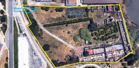 Excelente terreno urbano para construção, na marginal Montijo