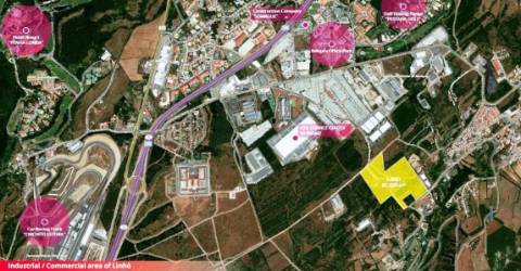 Terreno Industrial com 85.000m2, na Zona Industrial do Linhó/Beloura em Sintra